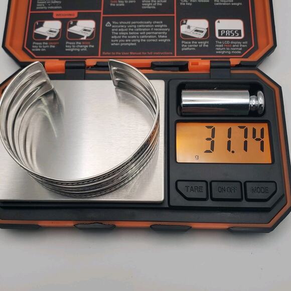 Vintage Sterling Silver Twisted Rope Cable 1” Wide Cuff Bracelet Men’s Women’s - Picture 11 of 11